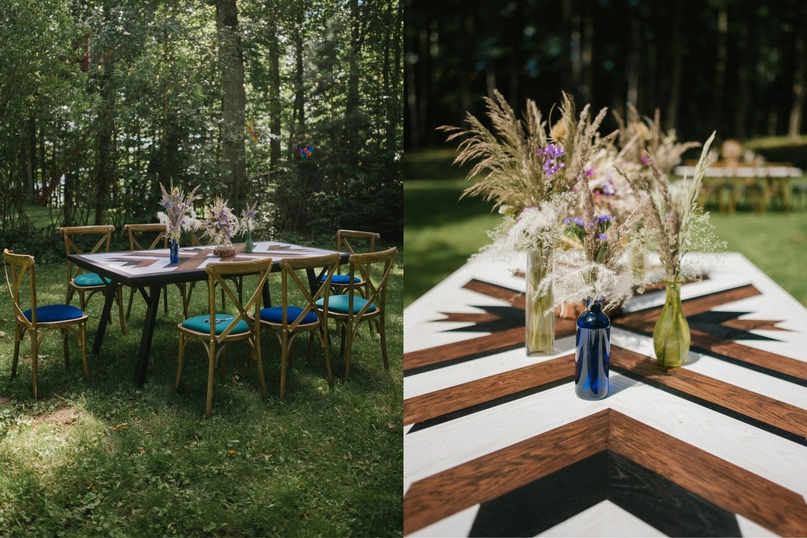 Vestovių stalo papuošimai Vestovių stalo papuošimai